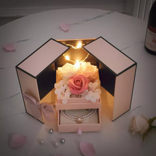 "Eternal Soap Rose Gift Box: A Captivating Blend of Romance